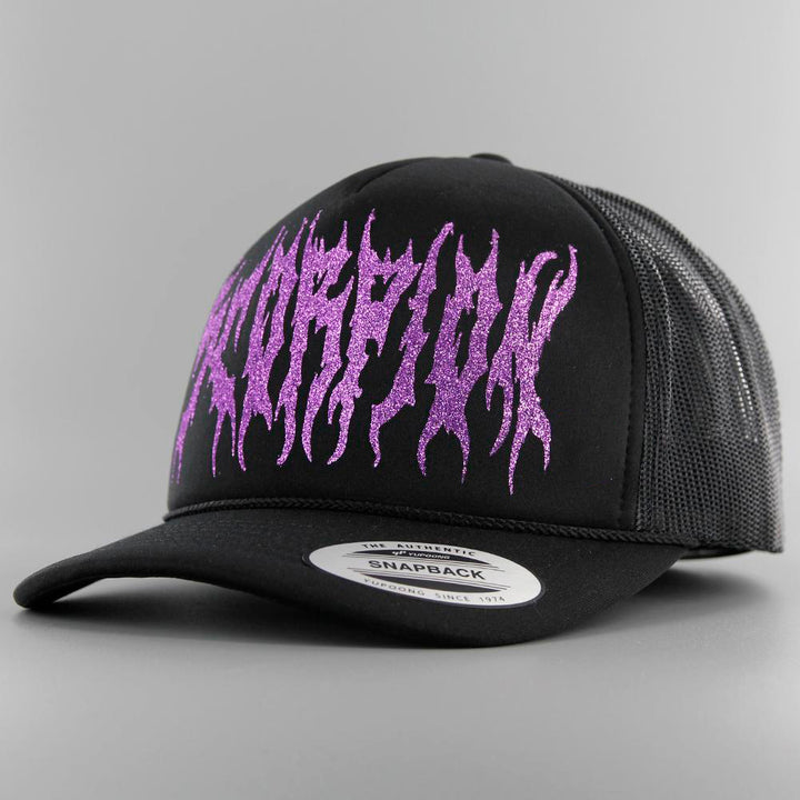 Vlizada Glitter Scorpion cap black/purple