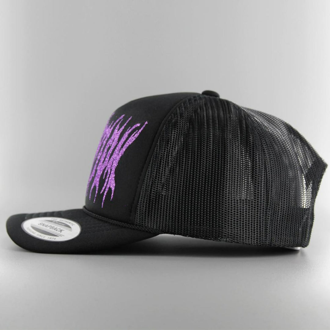 Vlizada Glitter Scorpion cap black/purple