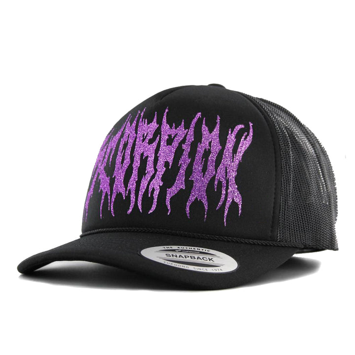 Vlizada Glitter Scorpion cap black/purple