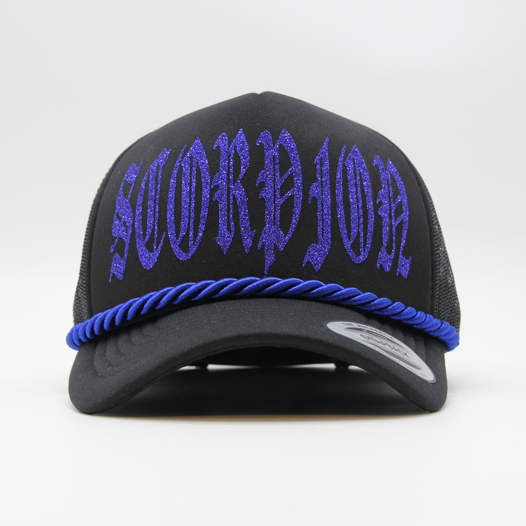 Vlizada Glitter Scorpion Rope cap black/blue