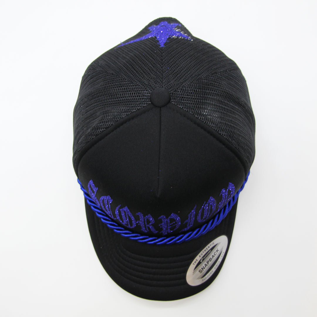 Vlizada Glitter Scorpion Rope cap black/blue