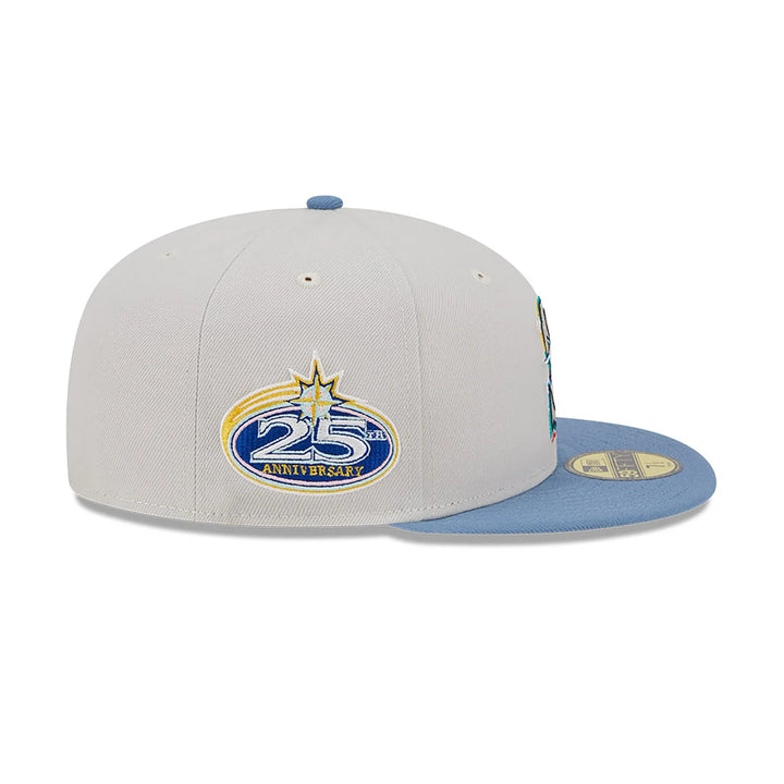 New Era Colour Brush 59Fifty S Mariners cream/lt.blue - Shop-Tetuan