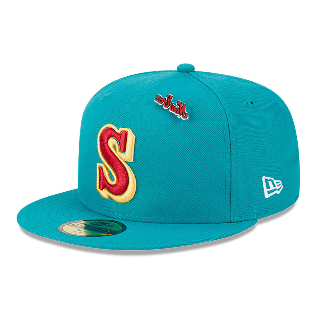 New Era MLB Cooperstown 59Fifty S Mariners teal - Shop-Tetuan