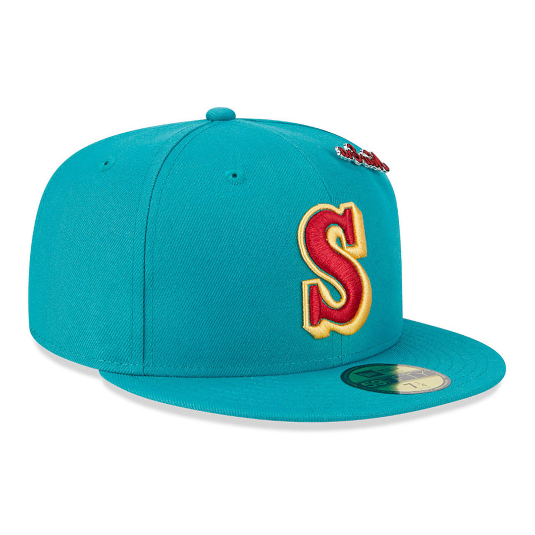 New Era MLB Cooperstown 59Fifty S Mariners teal - Shop-Tetuan