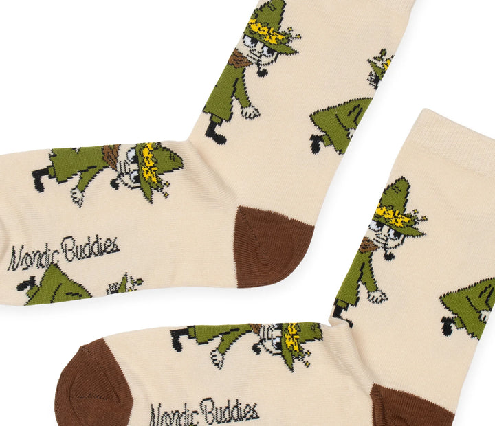 Moomin Nuuskamuikkunen Adventure socks beige - Shop-Tetuan