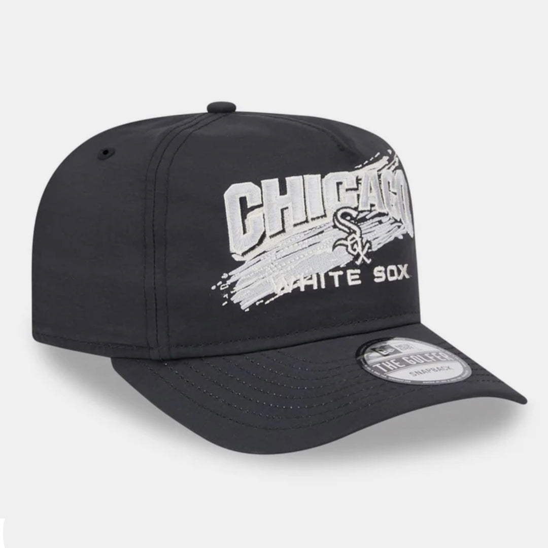 New Era Throwback Brush Golfer C White Sox black