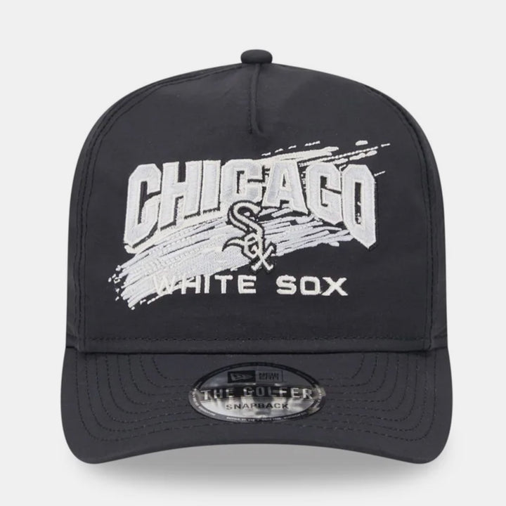 New Era Throwback Brush Golfer C White Sox black