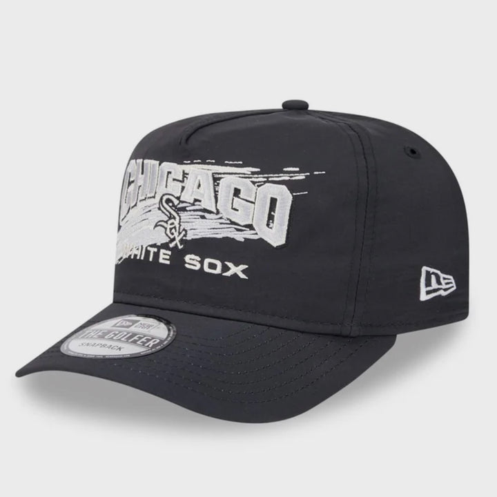 New Era Throwback Brush Golfer C White Sox black