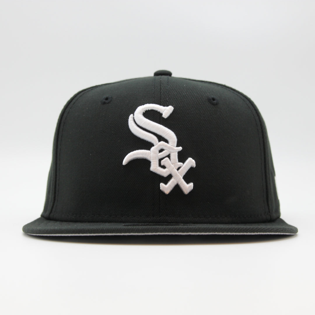 New Era Chain Stitch 9Fifty C White Sox black - Shop-Tetuan