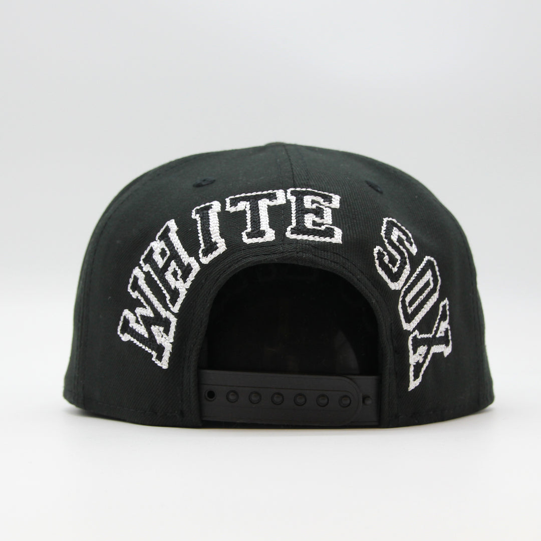 New Era Chain Stitch 9Fifty C White Sox black - Shop-Tetuan