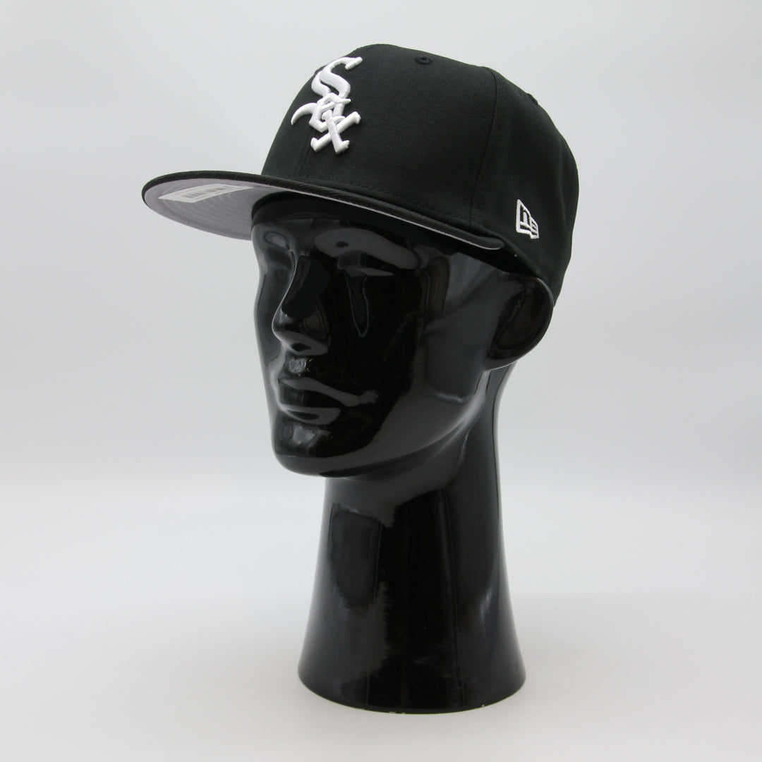 New Era Chain Stitch 9Fifty C White Sox black - Shop-Tetuan