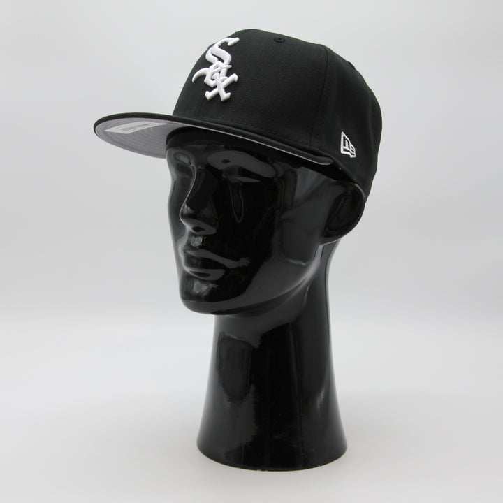 New Era Chain Stitch 9Fifty C White Sox black - Shop-Tetuan