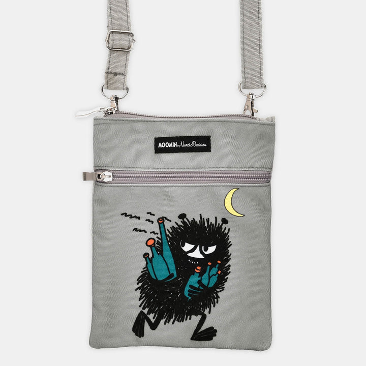 Moomin Haisuli Pakomatkalla Neck Bag grey