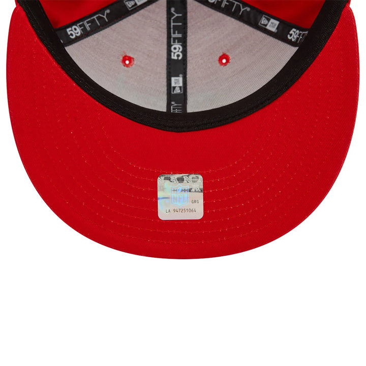 New Era NFL Official Team Colours 59Fifty TB Buccaneers red