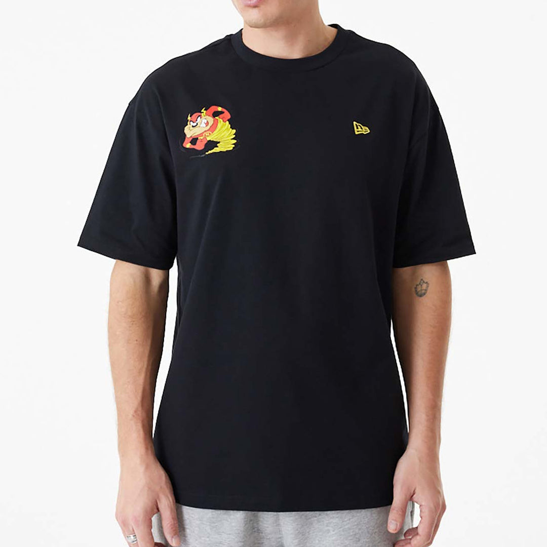 New Era  Superhero Character Taz Oversized tee black - Shop-Tetuan