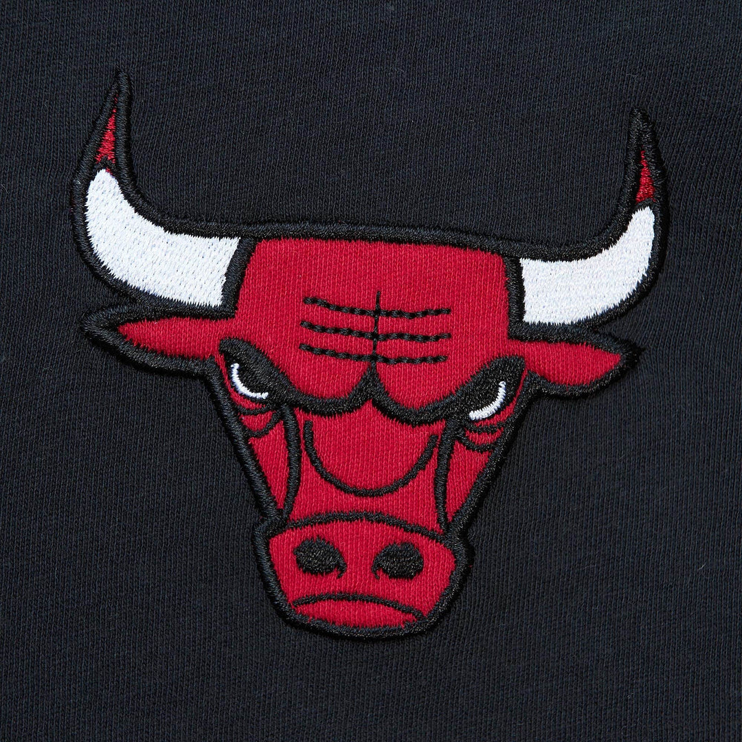 Mitchell & Ness Color Blocked S/S Tee C Bulls black - Shop-Tetuan