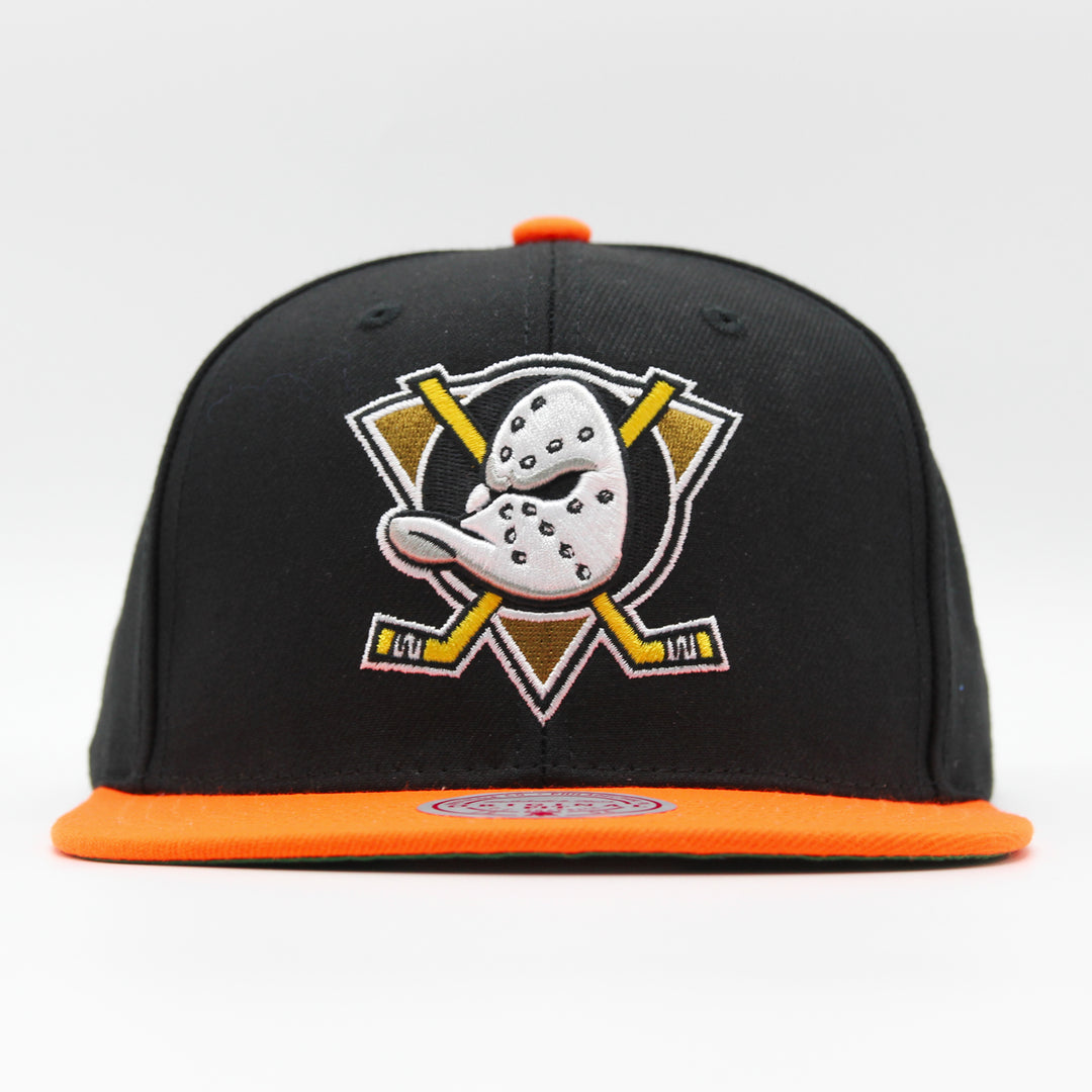 Mitchell & Ness NHL Team 2 Tone 2.0 snapback A Ducks black/orange - Shop-Tetuan