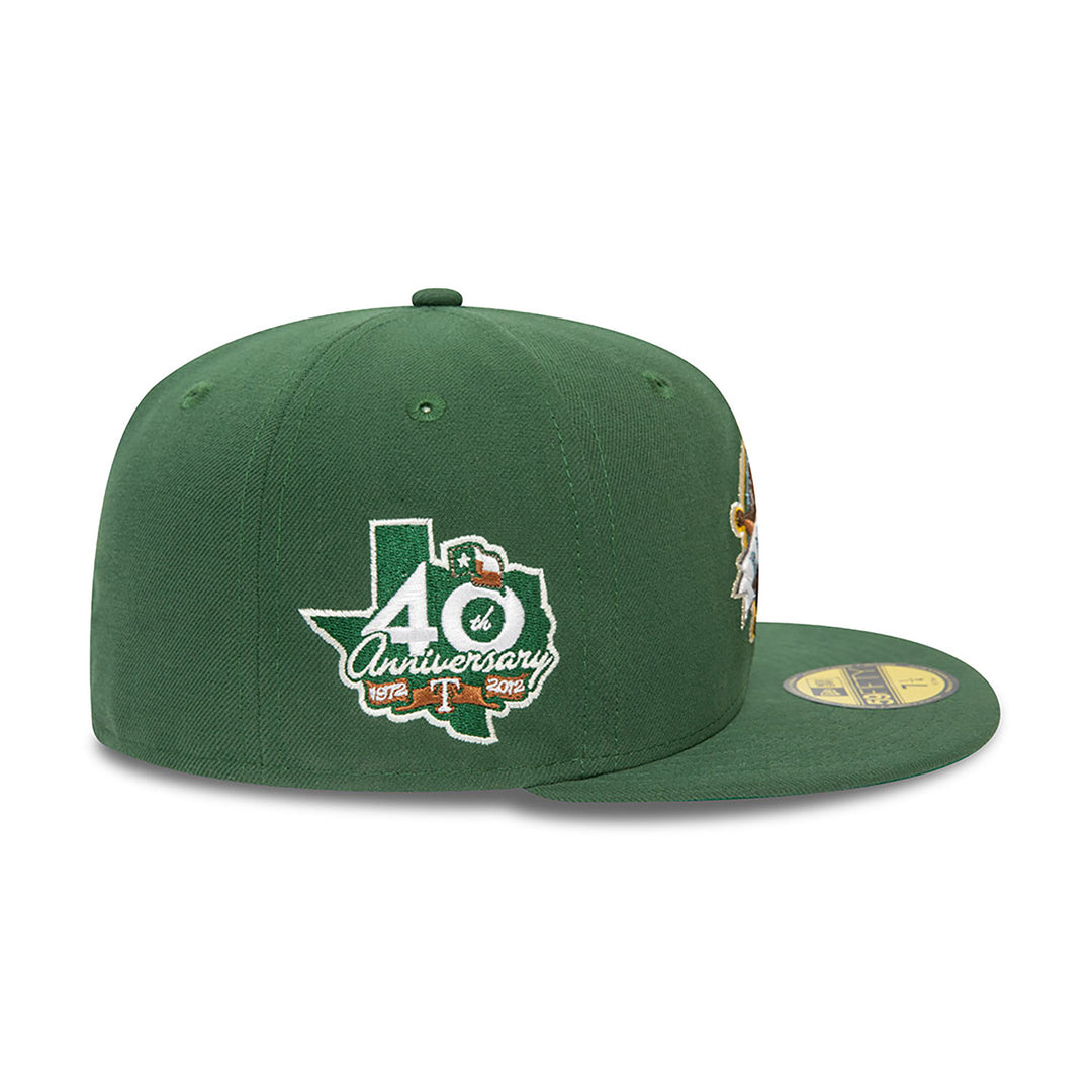 New Era MLB Cooperstown Alternative 59Fifty T Rangers dark green - Shop-Tetuan