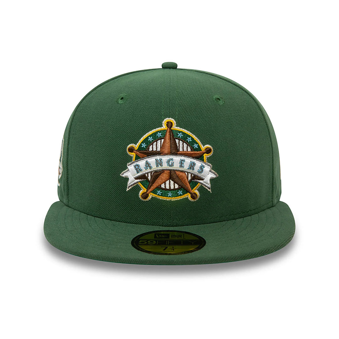 New Era MLB Cooperstown Alternative 59Fifty T Rangers dark green - Shop-Tetuan