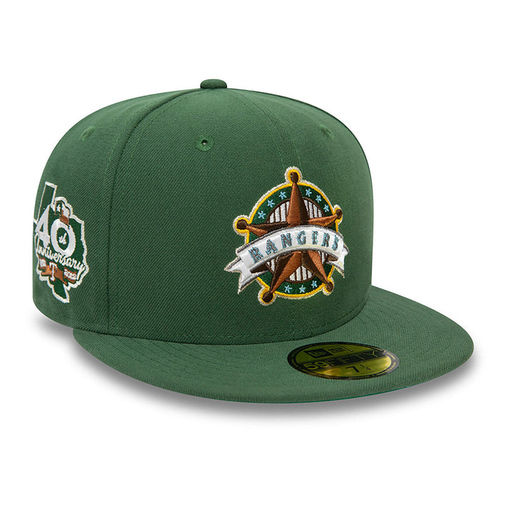 New Era MLB Cooperstown Alternative 59Fifty T Rangers dark green - Shop-Tetuan