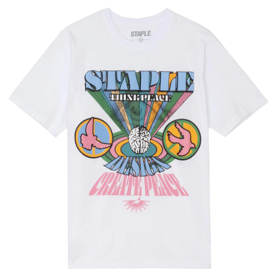 Staple Think Peace tee white - Shop-Tetuan