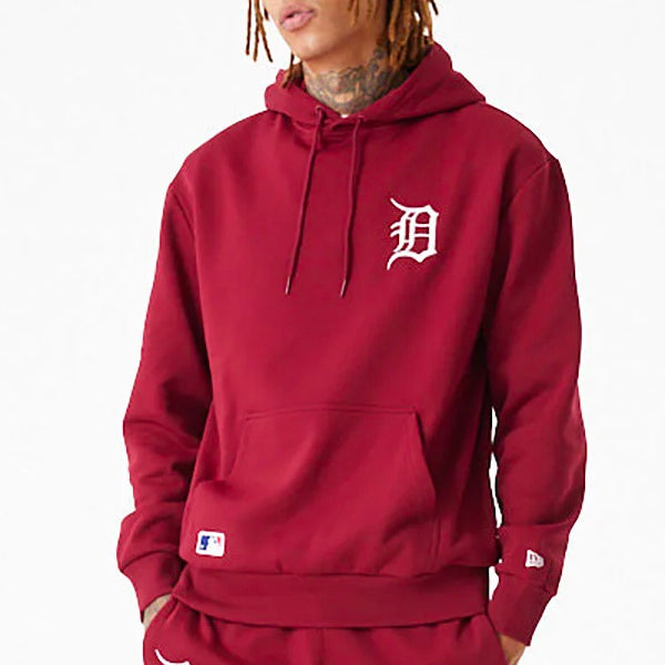 New Era League Essential Oversized hoody D Tigers dark red - Shop-Tetuan