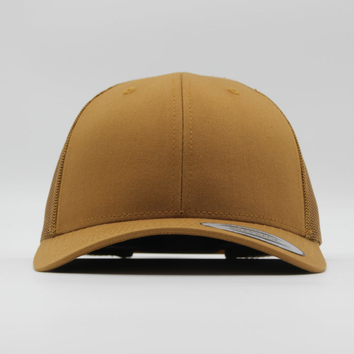 The Classics Yupoong Retro trucker cap caramel - Shop-Tetuan