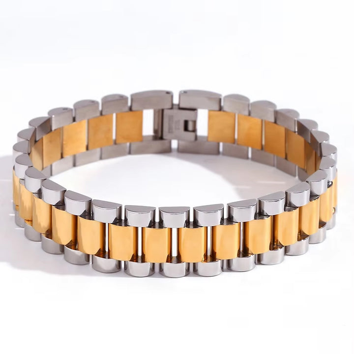 Watch Strap Bracelet gold/steel