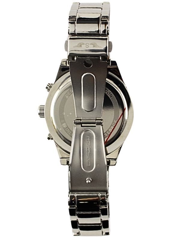 Softech Round Metal Bracelet Watch silver/black