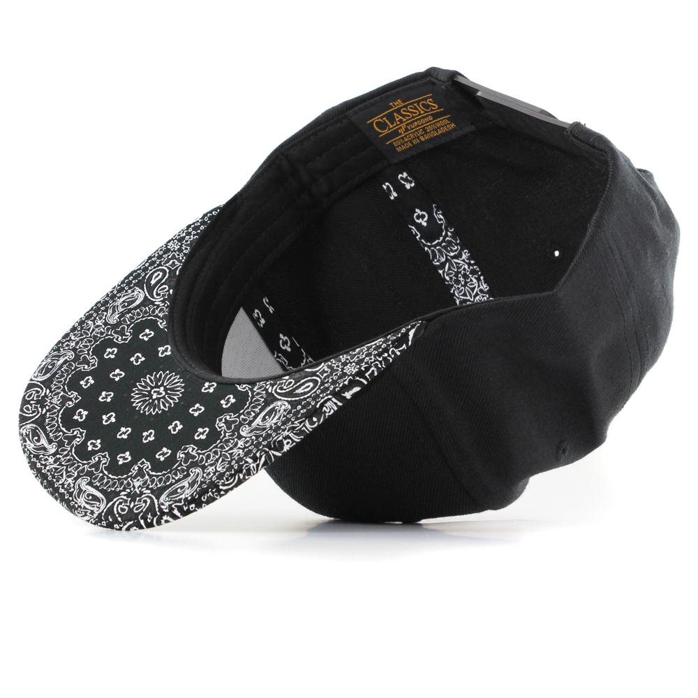 The Classics Yupoong Bandana snapback cap blk/blk - Shop-Tetuan