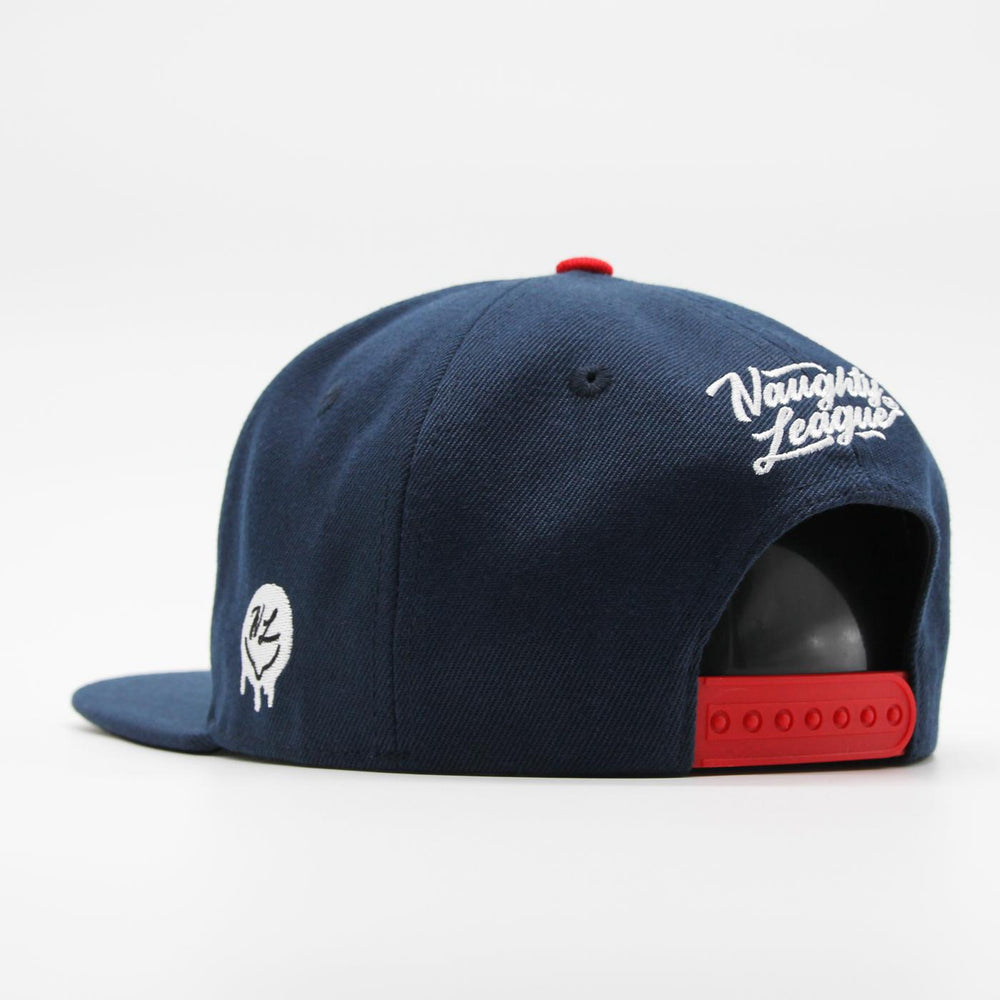 Naughty League Boston Wank Sox Splash Logo snapback navy - Shop-Tetuan