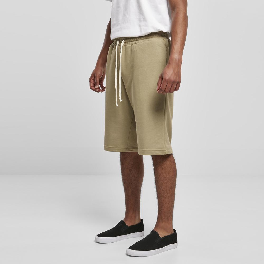 Urban Classics Low Crotch Sweatshorts khaki - Shop-Tetuan