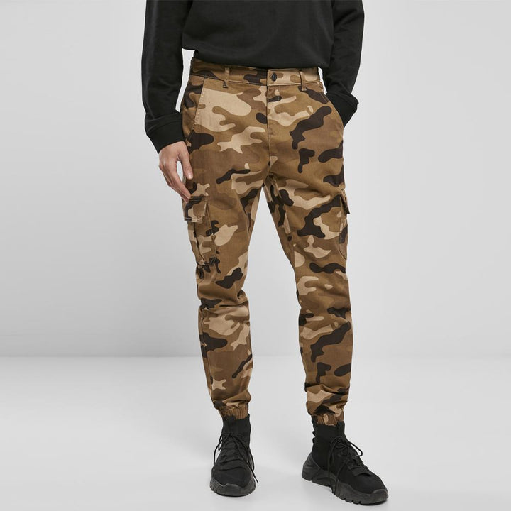 Urban Classics Camo Cargo Jogging pants 2.0 darkground camo - Shop-Tetuan