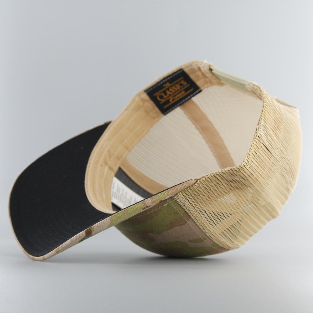 The Classics Yupoong Retro trucker cap multicam arid/tan - Shop-Tetuan