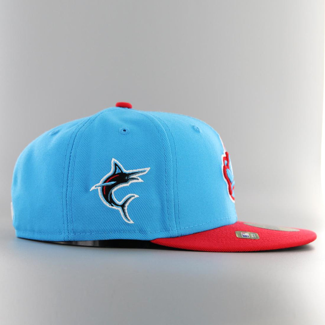 New Era City Connect 59fifty M Marlins turquoise/red - Shop-Tetuan