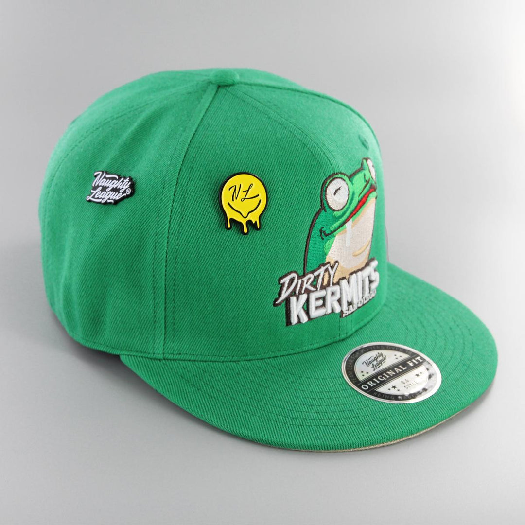 Naughty League San Diego Dirty Kermits fitted kelly green - Shop-Tetuan