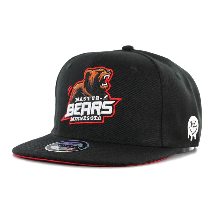 Naughty League Minnesota Masturbears fitted black - Shop-Tetuan