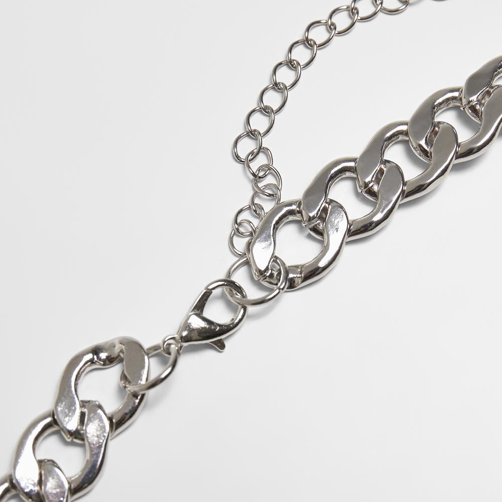 Urban Classics Big Chain Necklace silver - Shop-Tetuan