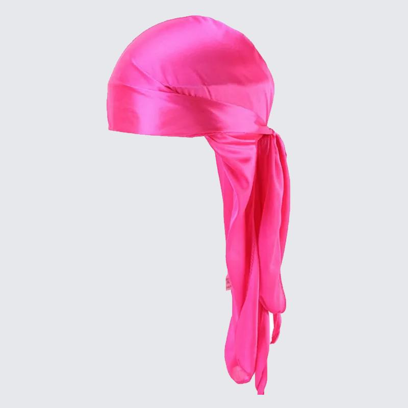 Silky Satin Du-Rag hot pink - Shop-Tetuan