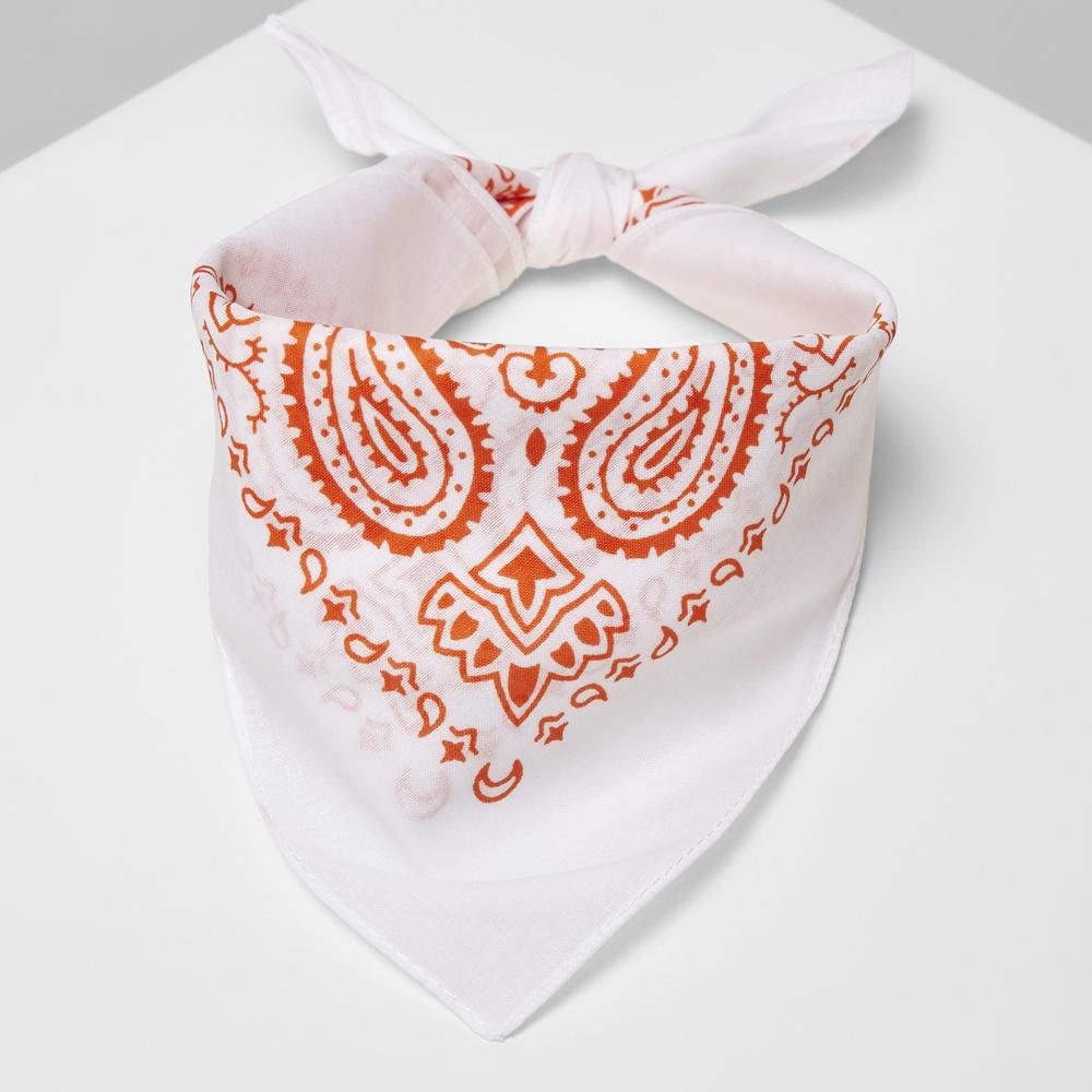 Bandana white/orange - Shop-Tetuan