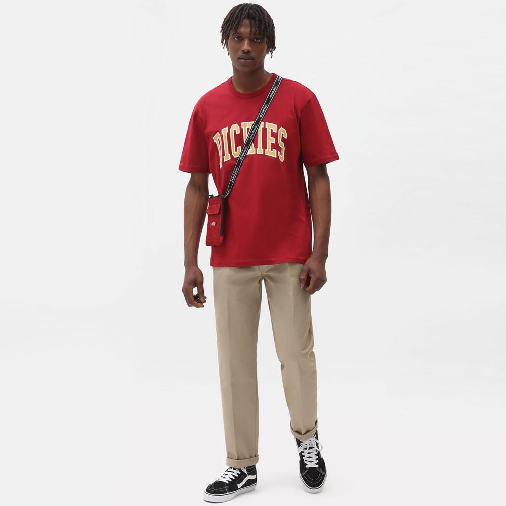 Dickies Aitkin tee biking red - Shop-Tetuan