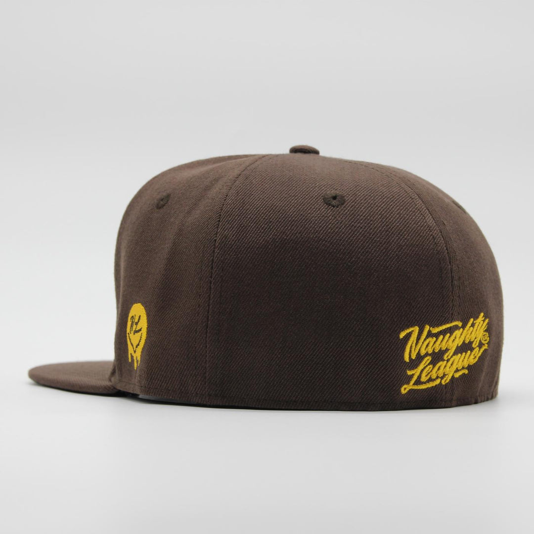 Naughty League San Diego Shrimp Dicks Icon Logo fitted brown - Shop-Tetuan