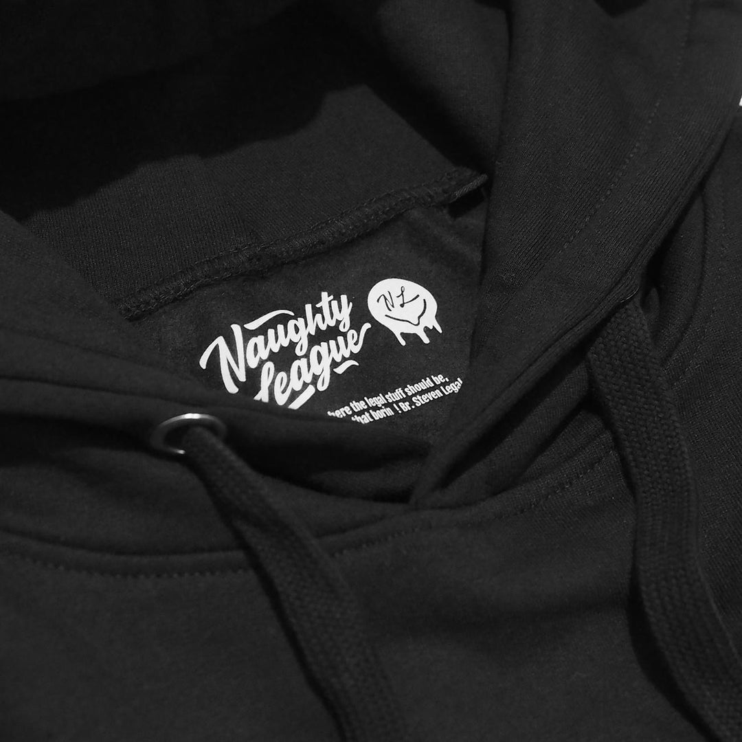 Naughty League Branded Logo Hoodie black/black - Shop-Tetuan