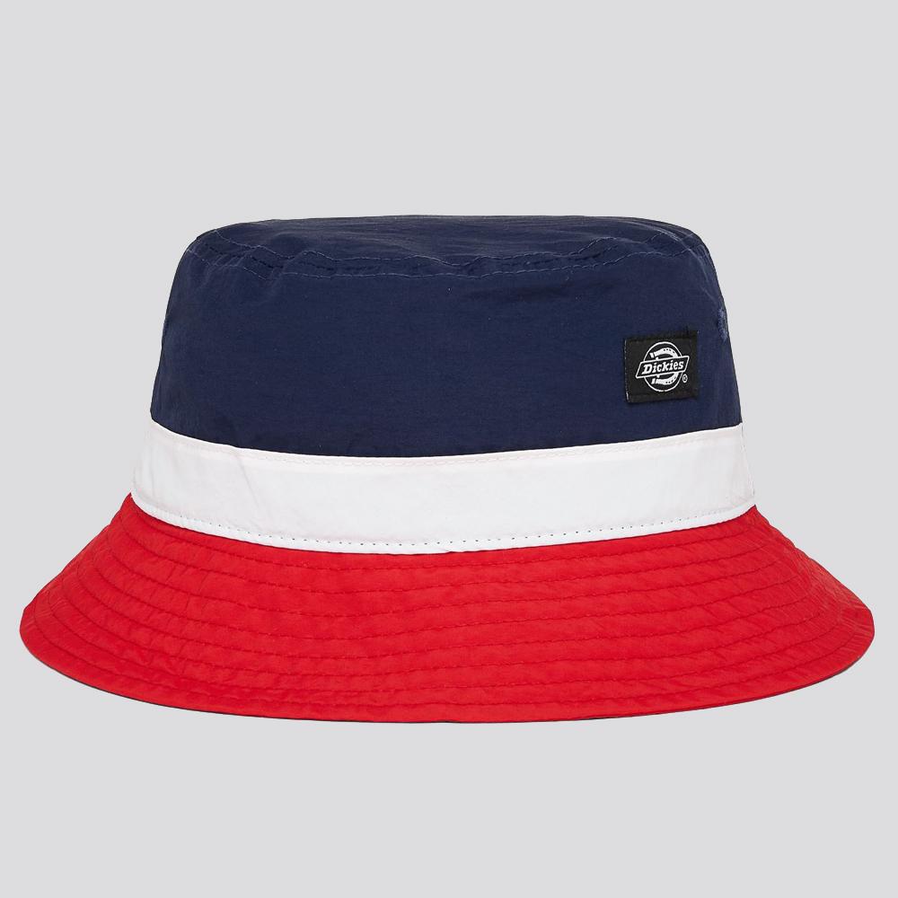 Dickies Freeville bucket hat navy/wht/red - Shop-Tetuan