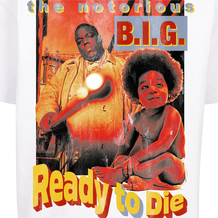 Mister Biggie Ready To Die Oversize tee white - Shop-Tetuan