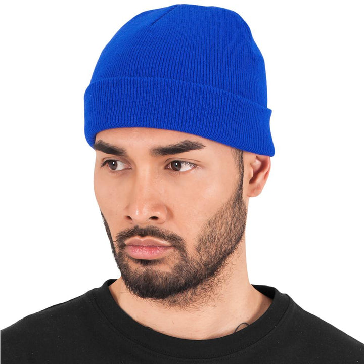 Yupoong heavyweight beanie royal - Shop-Tetuan