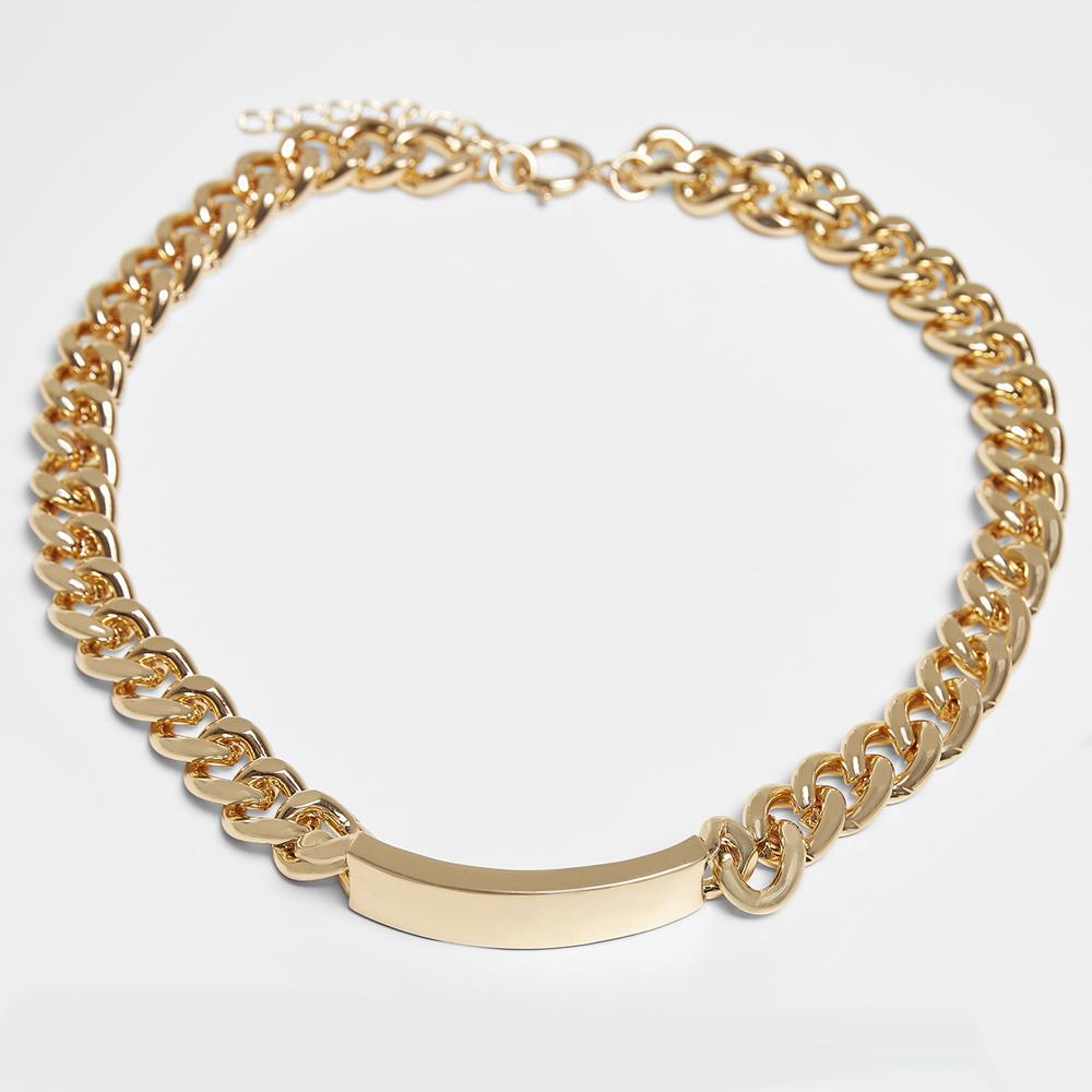 Urban Classics Plate Necklace gold - Shop-Tetuan