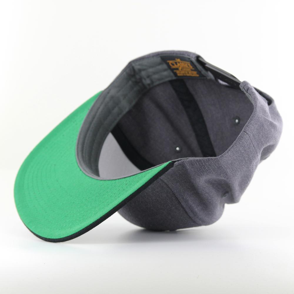 The Classics Yupoong snapback charcoal/blk - Shop-Tetuan