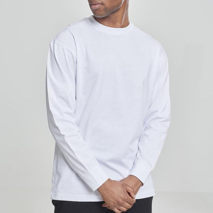 Urban Classics tall tee l/s white - Shop-Tetuan