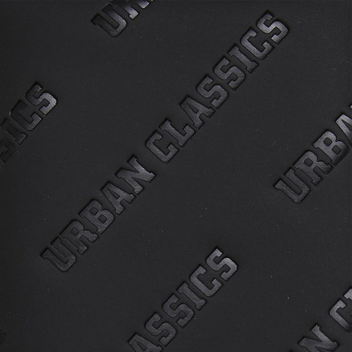 Urban Classics Imitation Leather Allover Logo Wallet black - Shop-Tetuan